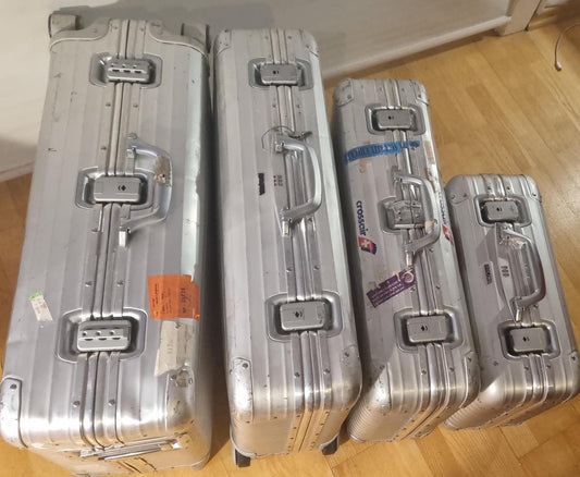 Rimowa suitcases | Aluminum | different sizes | Vintage 70s 80s 90s